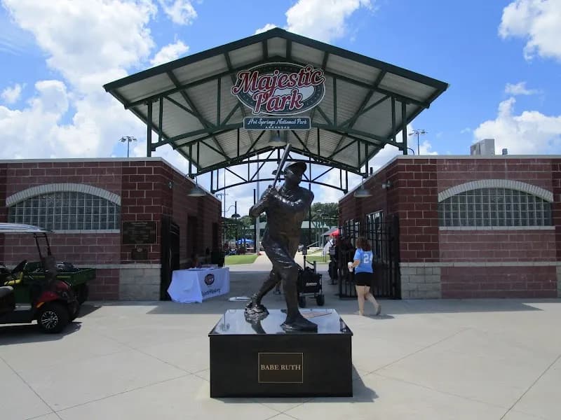 View of Majestic Park in Jersey City, NJ