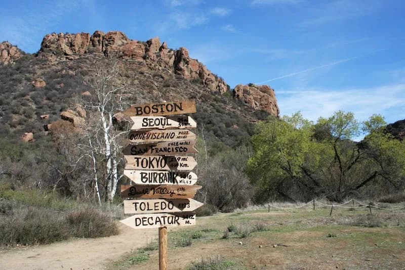 View of Malibu Creek State Park in Calabasas, CA