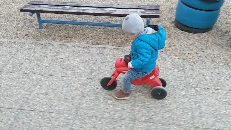 View of Malta's Playground in Óbuda, Budapest