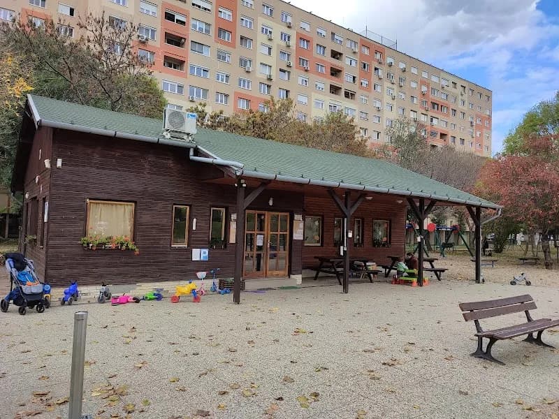 View of Malta's Playground in Óbuda, Budapest