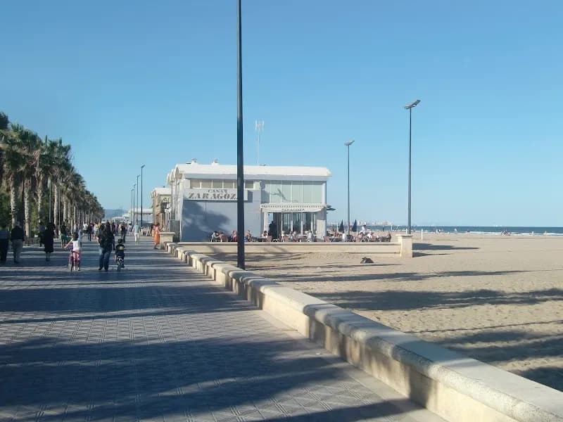 View of Malvarrosa beach (Valencia) in Valencia, VC