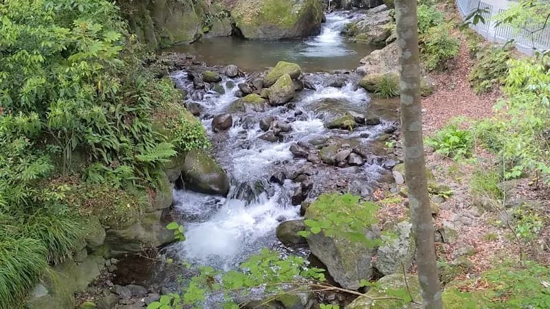 View of Man-yō Park in Yugawara, Kanagawa