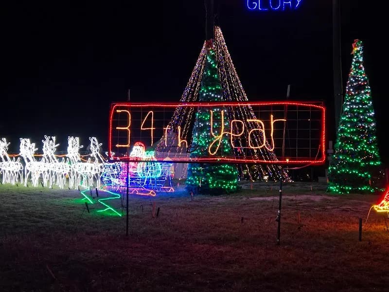 View of Marble Falls Walkway of Lights in Marble Falls, TX