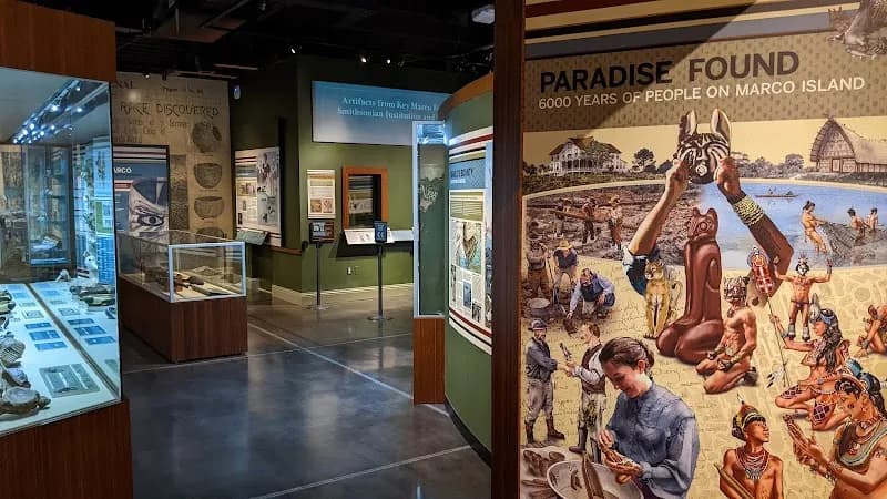 View of Marco Island Historical Museum in Naples, FL