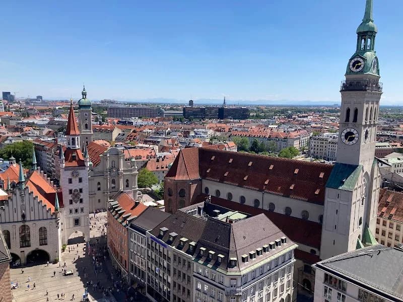 View of Marienplatz in Munich, BY