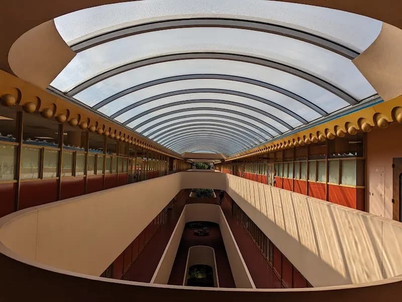 View of Marin County Civic Center in San Rafael, CA