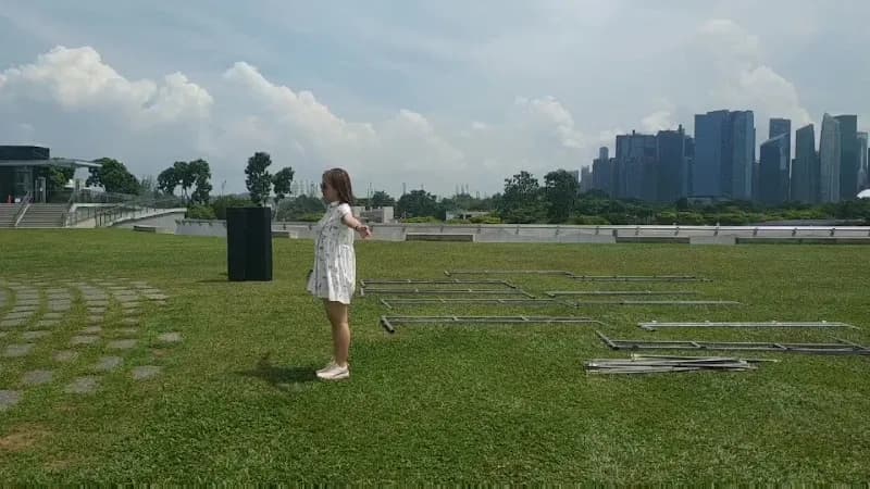 View of Marina Barrage in Singapore, SG