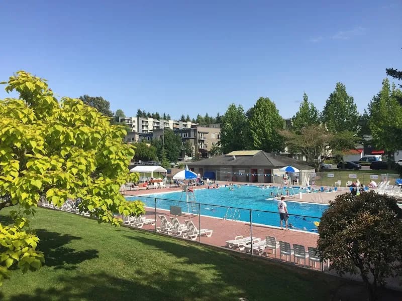 View of Marina Park Al Locke Pavilion in Kirkland, WA