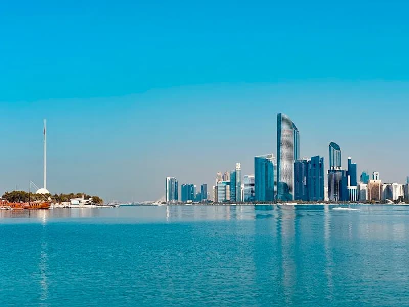 View of Marina Promenade in Abu Dhabi Marina, Abu Dhabi