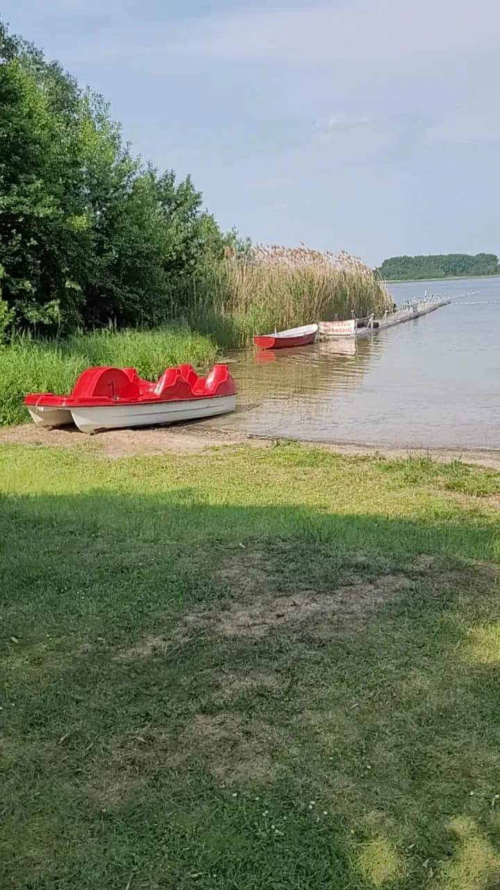 View of Mario beach Werder Müller in Werder, BB