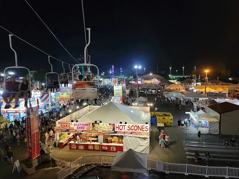 View of Marion County Fair in Salem, OR