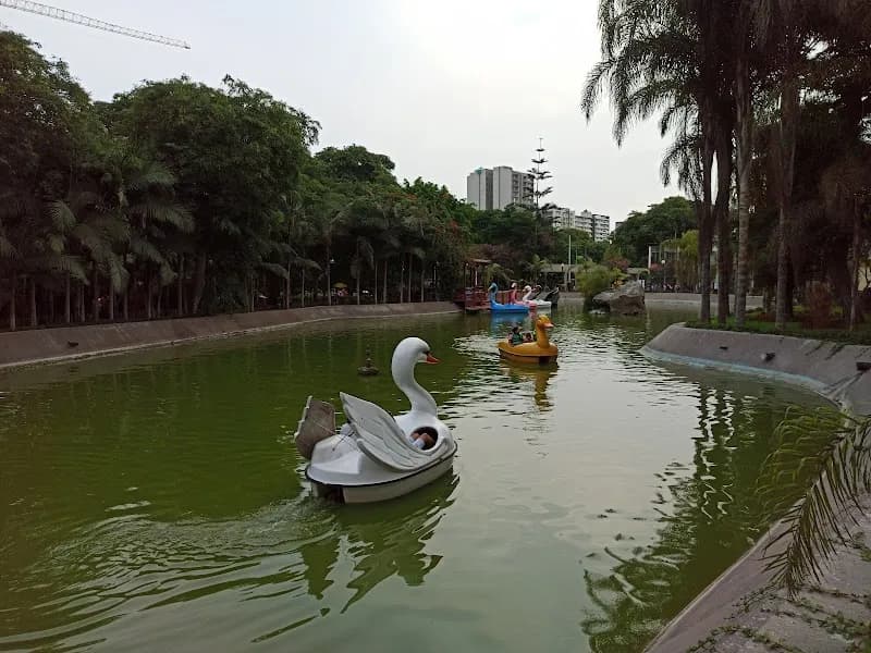View of Mariscal Ramón Castilla park in Lince, Lima
