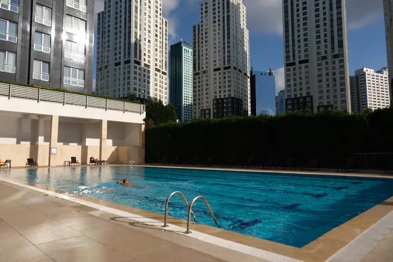 View of Maslak Community Recreation Center in Maslak, Istanbul