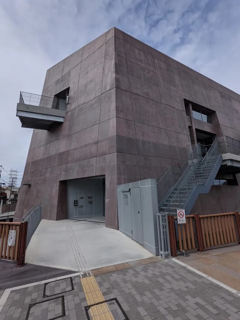 View of Matsubara Civic Library in Matsubara, Osaka