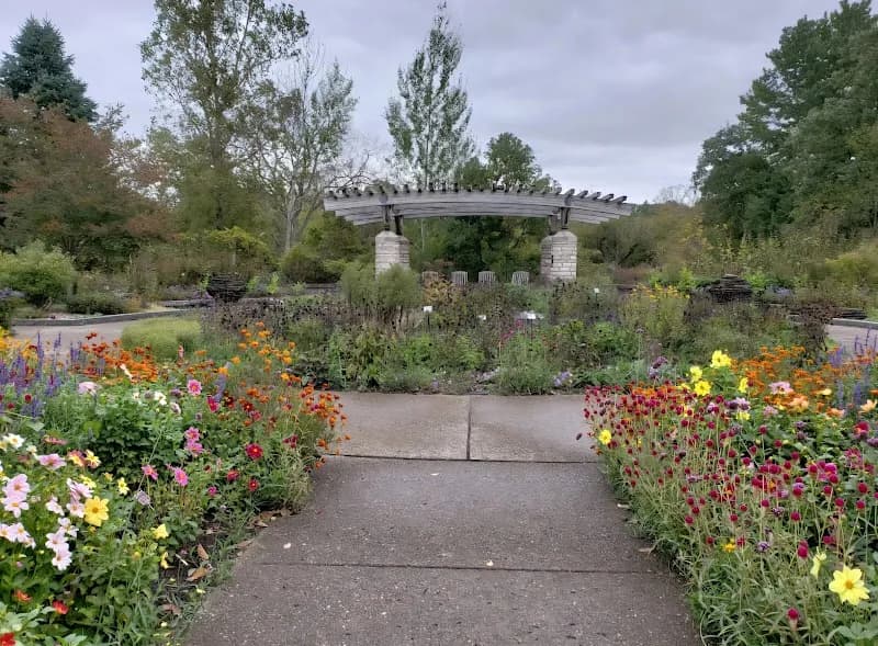 View of Matthaei Botanical Gardens in Ann Arbor, MI