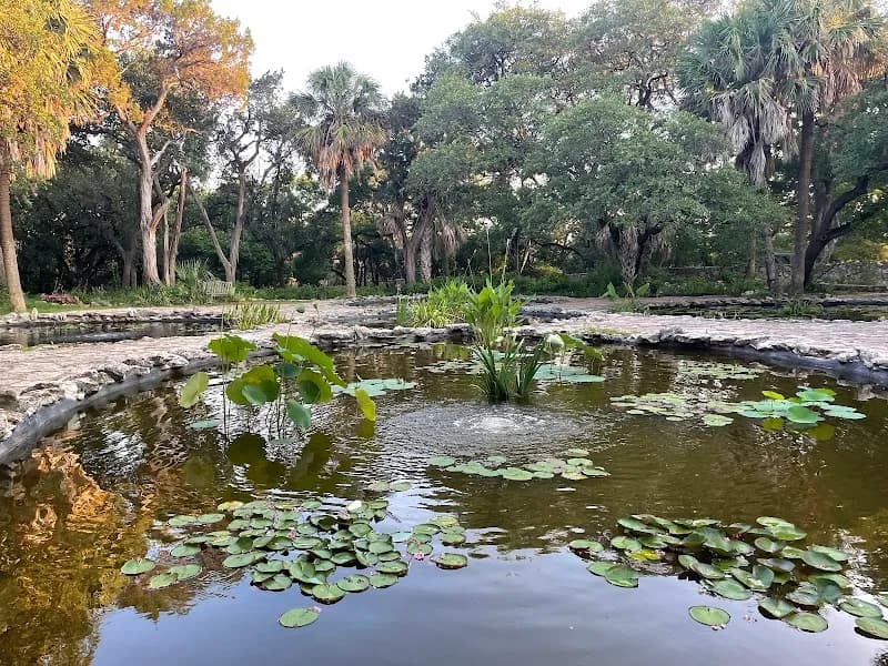 View of Mayfield Park and Nature Preserve in Round Rock, TX