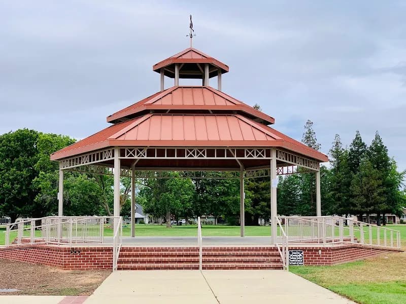 View of McBean Memorial Park in Lincoln, CA
