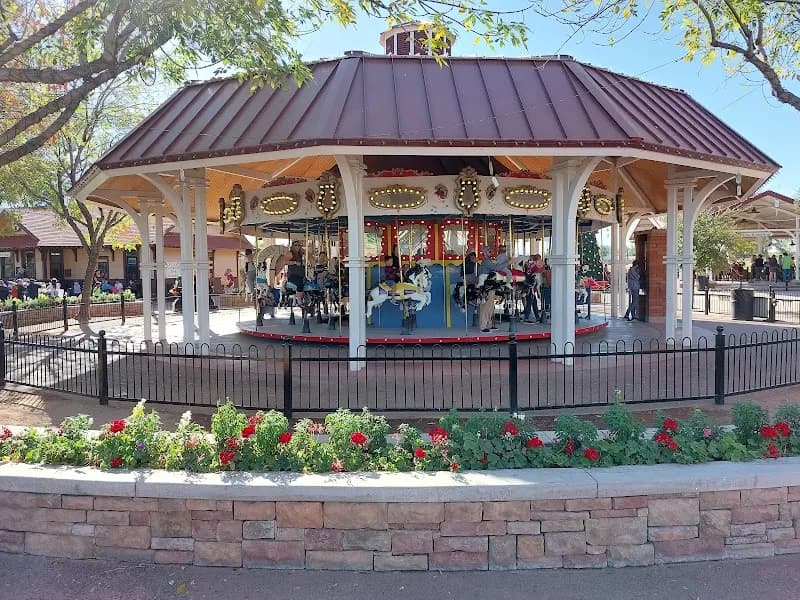 View of McCormick-Stillman Railroad Park in Scottsdale, AZ
