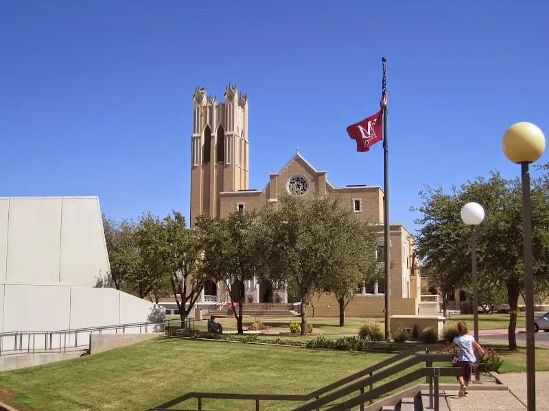 View of McMurry University in Abilene, TX