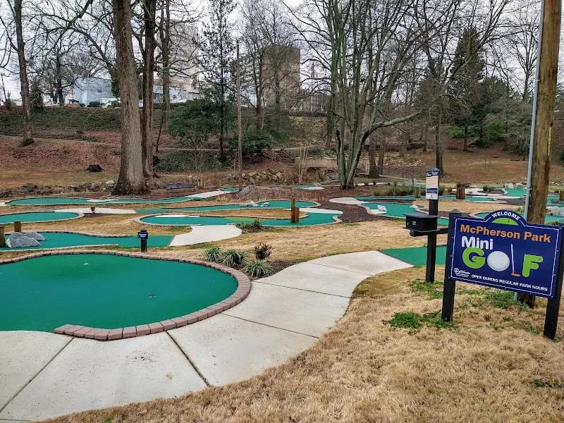 View of McPherson Park in Greenville, SC