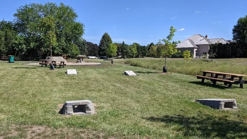 View of Meadowlark Park in La Grange, IL