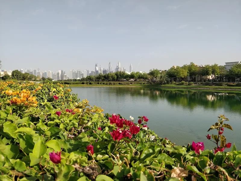View of Meadows Walking Track in Meadows, Dubai