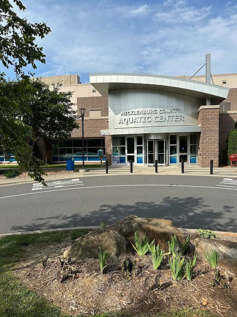 View of Mecklenburg County Aquatic Center in Charlotte, NC