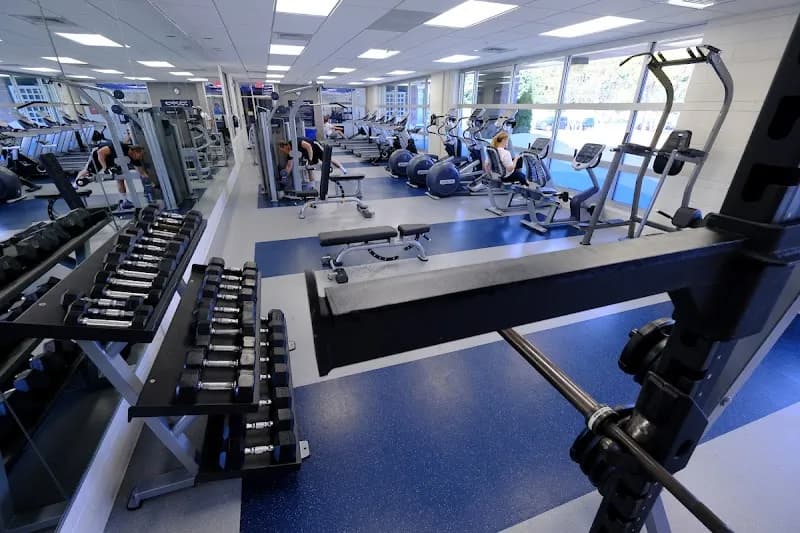 View of Mecklenburg County Aquatic Center in Charlotte, NC