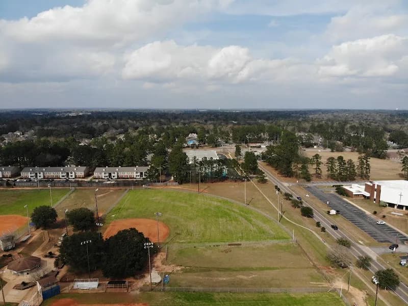 View of Medal of Honor Park in Mobile, AL