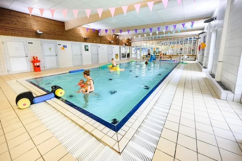 View of Medley Nacka simhall in Nacka, Stockholm