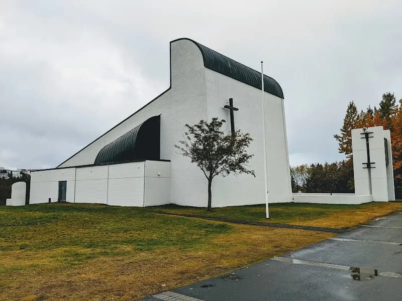 Melakirkjan Church Green Space park in Árbær, CR