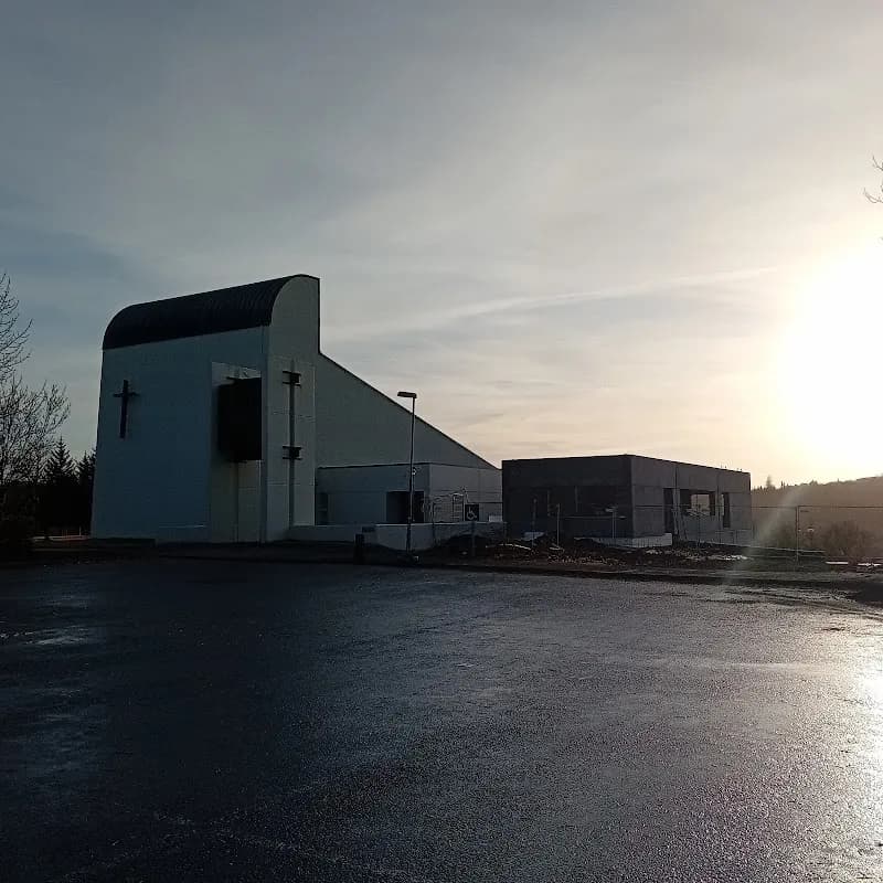 View of Melakirkjan Church Green Space in Árbær, CR