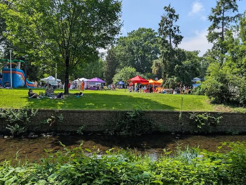 View of Memorial Park in Maplewood, NJ