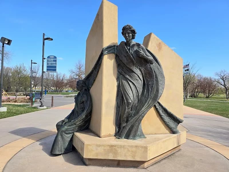 View of Memorial Park in Rapid City, SD