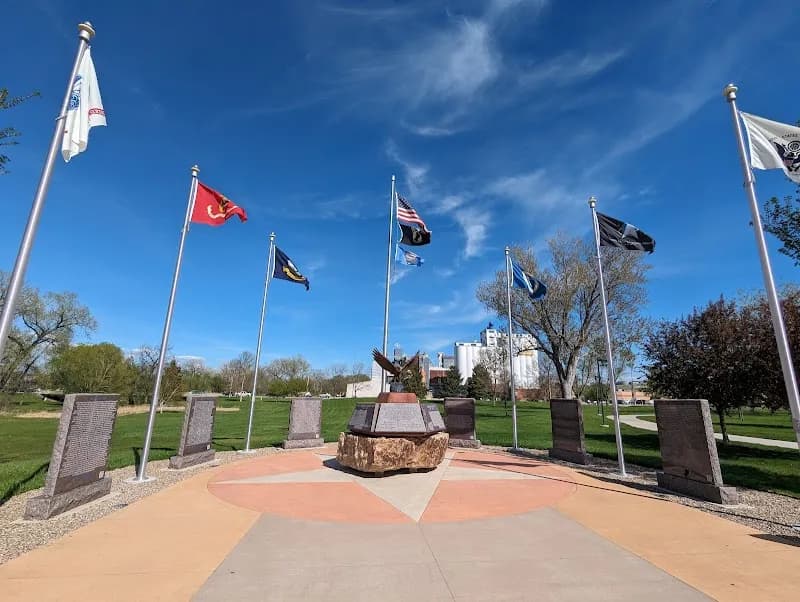 View of Memorial Park in Rapid City, SD