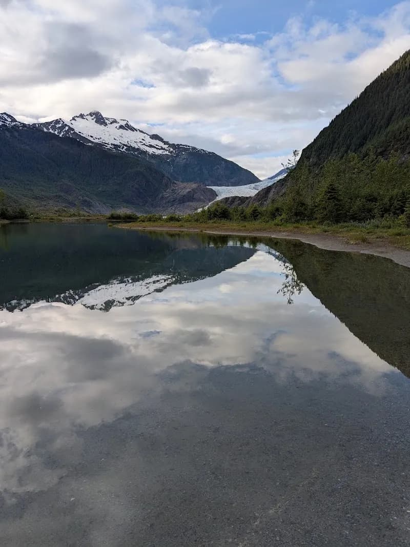 View of Mendenhall Glacier in Juneau, AK