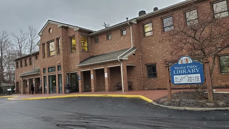 View of Mentor Public Library in Mentor, OH