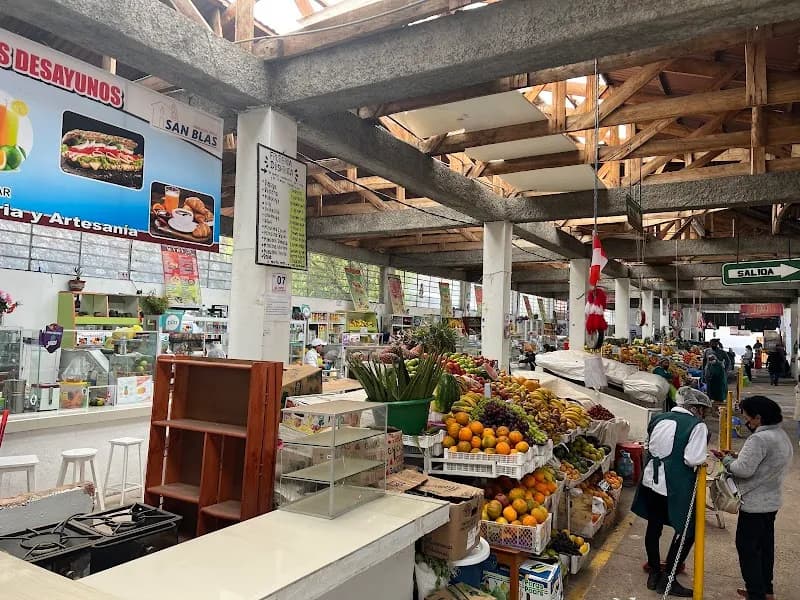 View of Mercado "San Blas" in Cusco, CUS