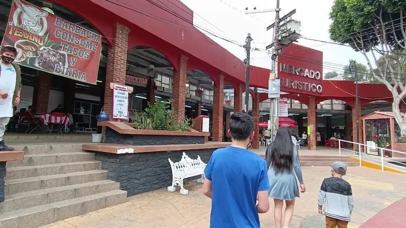 View of Mercado turistico la Magdalena in La Magdalena Contreras, CDMX