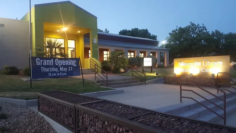 View of Mesquite Library in Mesquite, NV