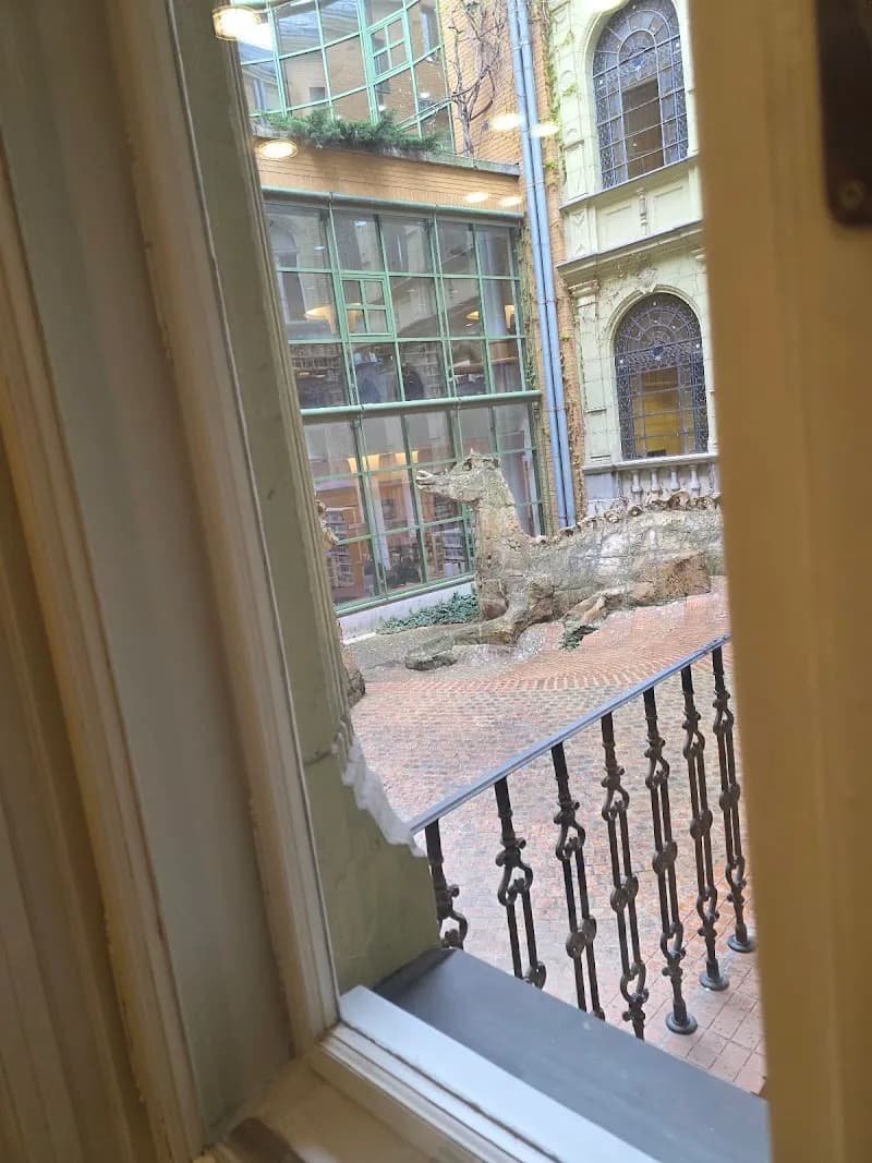 View of Metropolitan Ervin Szabó Library in Zugló, Budapest