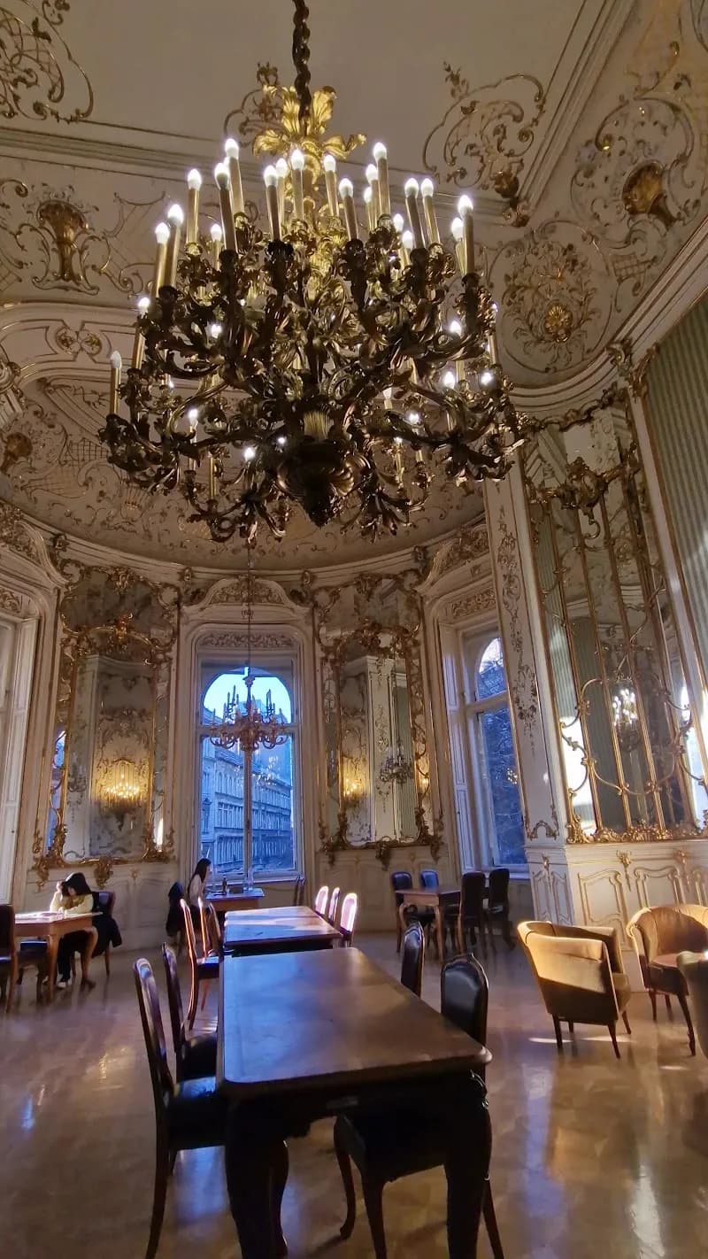 View of Metropolitan Ervin Szabó Library in Zugló, Budapest