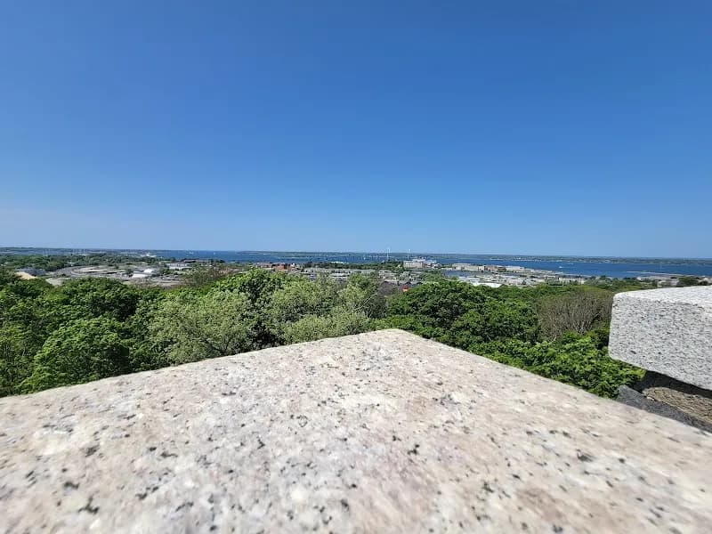 View of Miantonomi Memorial Park in Newport, RI