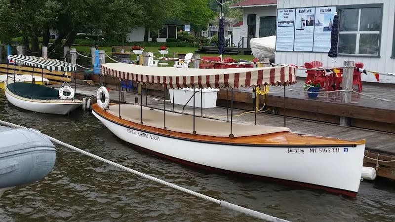 View of Michigan Maritime Museum in South Haven, MI