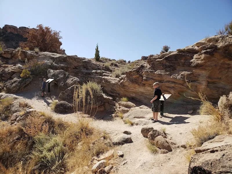 View of Mill Canyon Dinosaur Bone Trail in Moab, UT