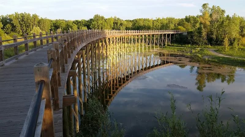 View of Millennium Park in Grand Rapids, MI