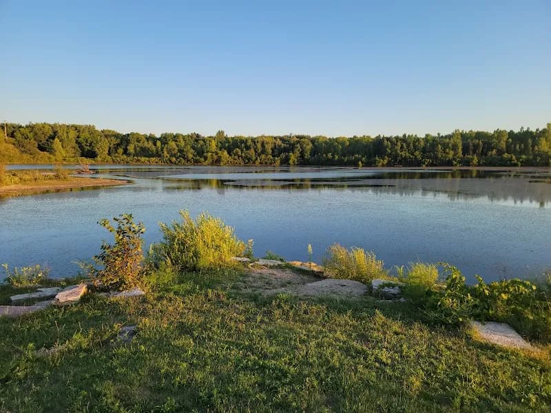 View of Millennium Park in Grand Rapids, MI