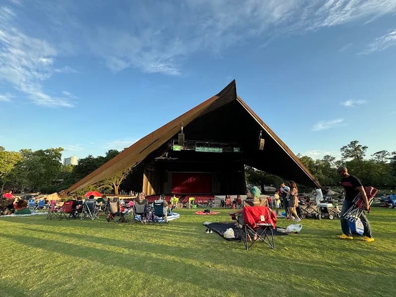 View of Miller Outdoor Theatre in Houston, TX