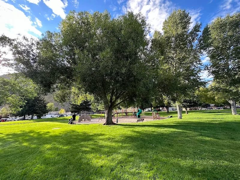 View of Miller Park in Jackson, WY