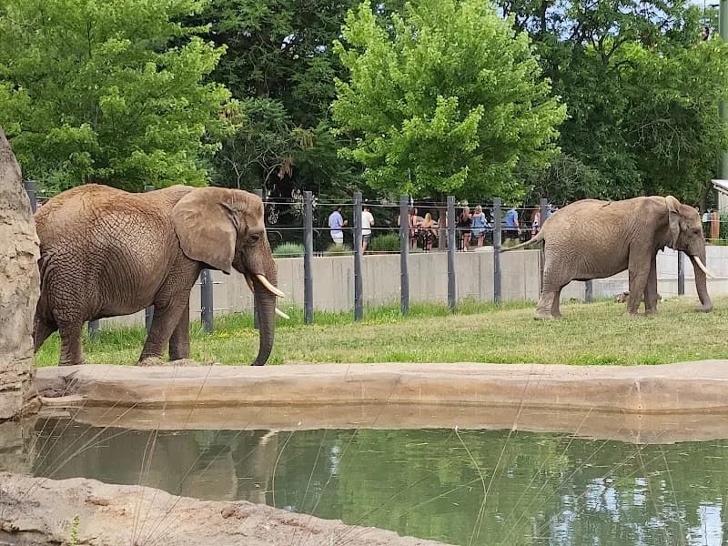 View of Milwaukee County Zoo in Milwaukee, WI